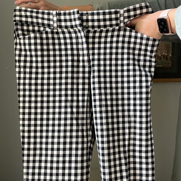 TALBOTS CHECKERED PANTS - Picture 3 of 6